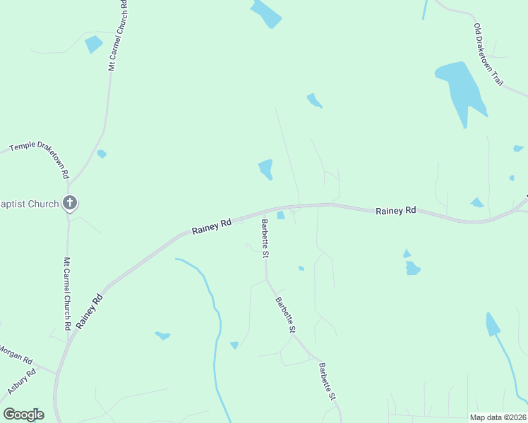 map of restaurants, bars, coffee shops, grocery stores, and more near 2 Barbette Street in Temple