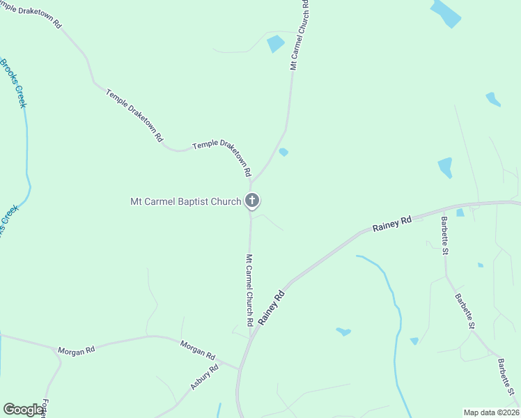 map of restaurants, bars, coffee shops, grocery stores, and more near 235 Mount Carmel Church Road in Temple