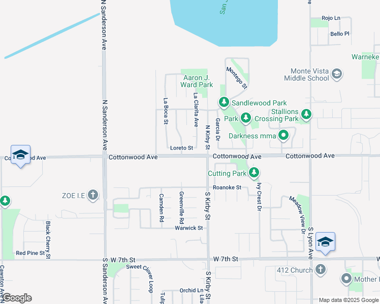 map of restaurants, bars, coffee shops, grocery stores, and more near 1988 Loreto Street in San Jacinto