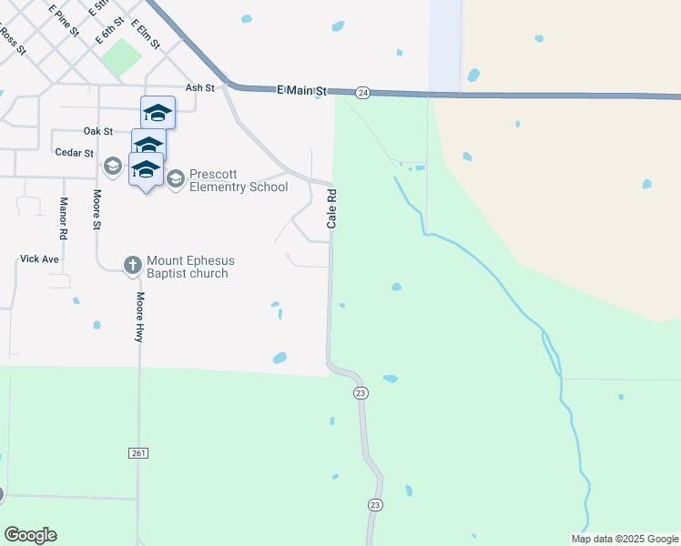 map of restaurants, bars, coffee shops, grocery stores, and more near 1247 Cale Road in Prescott