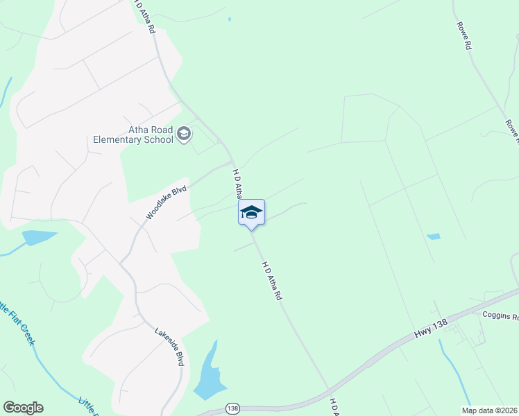 map of restaurants, bars, coffee shops, grocery stores, and more near 505 Emerald Point in Monroe