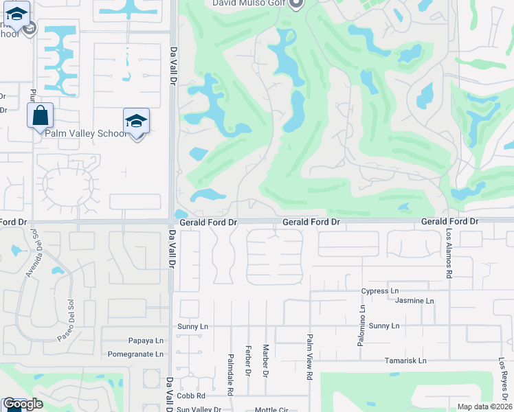 map of restaurants, bars, coffee shops, grocery stores, and more near 8 Mission Court in Rancho Mirage
