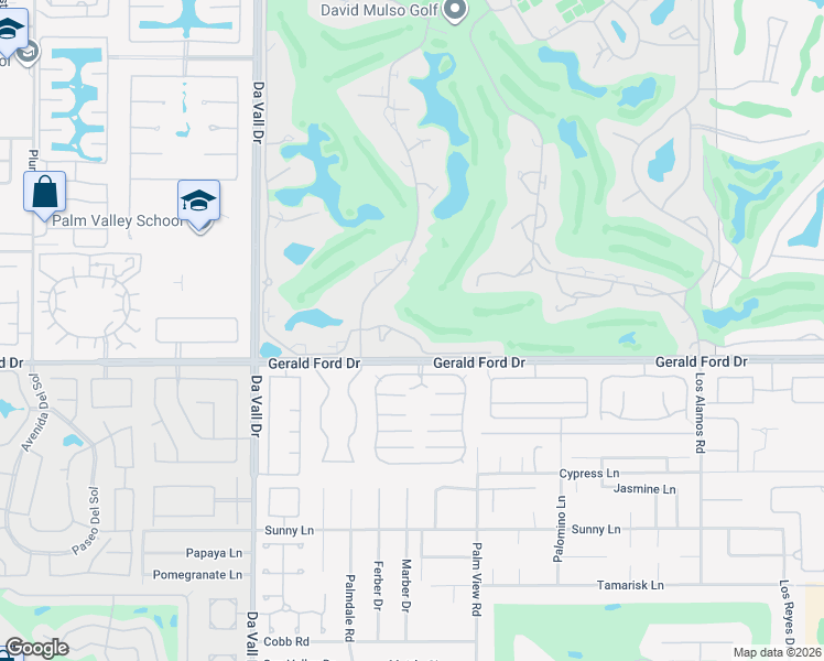 map of restaurants, bars, coffee shops, grocery stores, and more near 13 Mission Court in Rancho Mirage