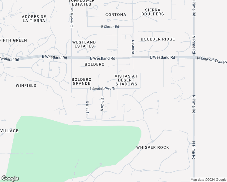 map of restaurants, bars, coffee shops, grocery stores, and more near 8221 East Smokehouse Tr in Scottsdale