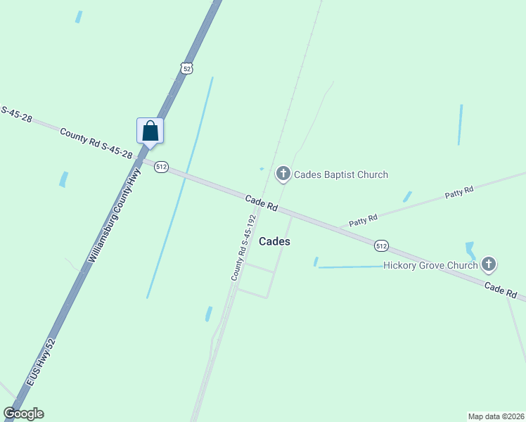 map of restaurants, bars, coffee shops, grocery stores, and more near 80 Palmetto Street in Cades