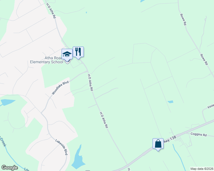 map of restaurants, bars, coffee shops, grocery stores, and more near 526 Emerald Pointe Trail in Monroe