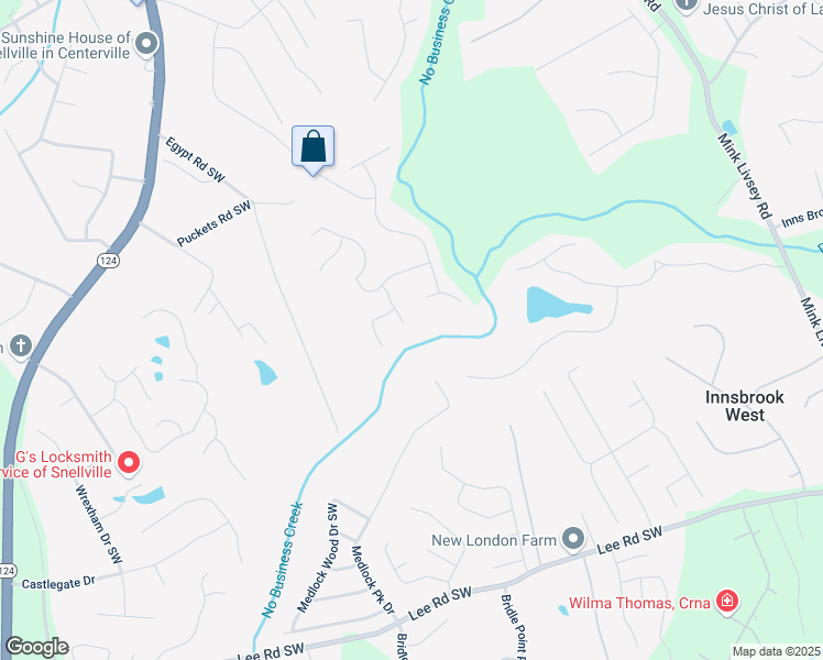 map of restaurants, bars, coffee shops, grocery stores, and more near 4219 David Austin Court Southwest in Snellville