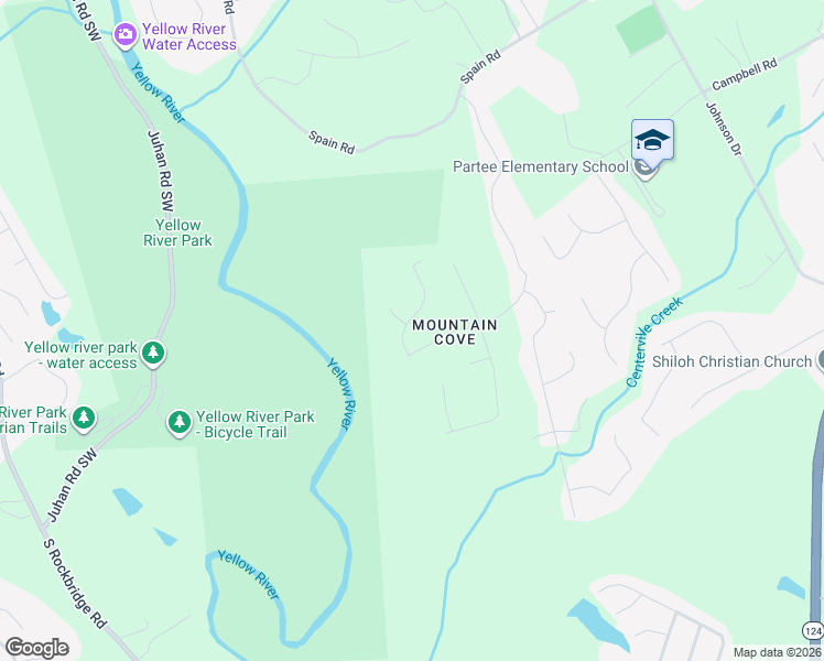 map of restaurants, bars, coffee shops, grocery stores, and more near 3670 Jasmine Cove Lane in Snellville
