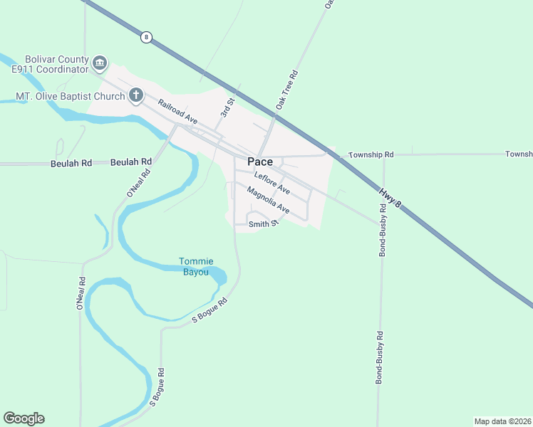 map of restaurants, bars, coffee shops, grocery stores, and more near 515 Smith Hall Circle in Pace