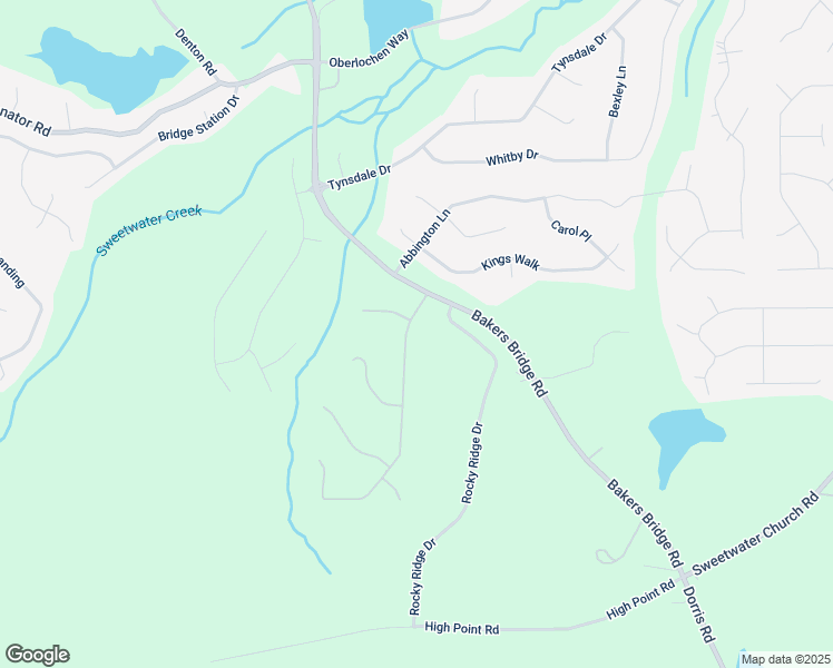 map of restaurants, bars, coffee shops, grocery stores, and more near 91 Stratford Drive in Douglasville
