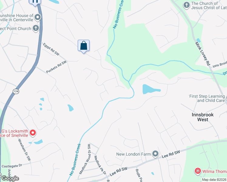 map of restaurants, bars, coffee shops, grocery stores, and more near 3900 Laurel Tree Court in Snellville