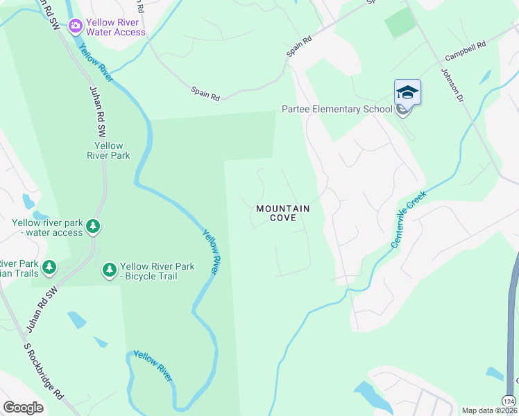 map of restaurants, bars, coffee shops, grocery stores, and more near 3670 Jasmine Cove Lane in Snellville