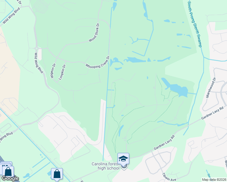 map of restaurants, bars, coffee shops, grocery stores, and more near 4836 Southern Trail in Conway