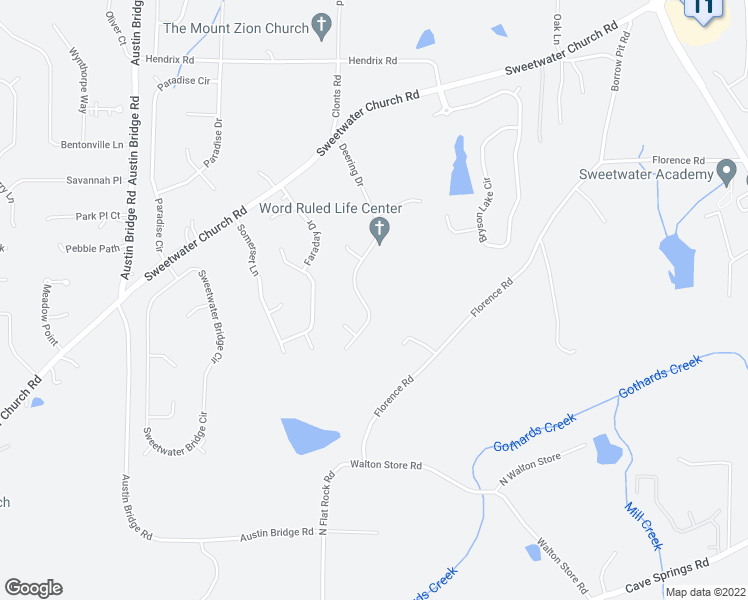 map of restaurants, bars, coffee shops, grocery stores, and more near 463 Deering Drive in Douglasville