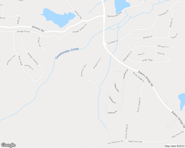 map of restaurants, bars, coffee shops, grocery stores, and more near 431 Bridgestone Lane in Douglasville