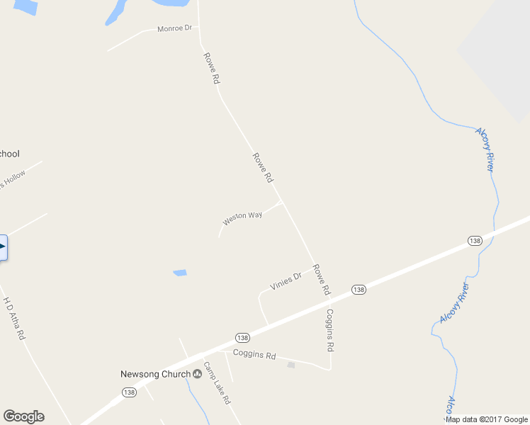 map of restaurants, bars, coffee shops, grocery stores, and more near 1216 Weston Way in Monroe