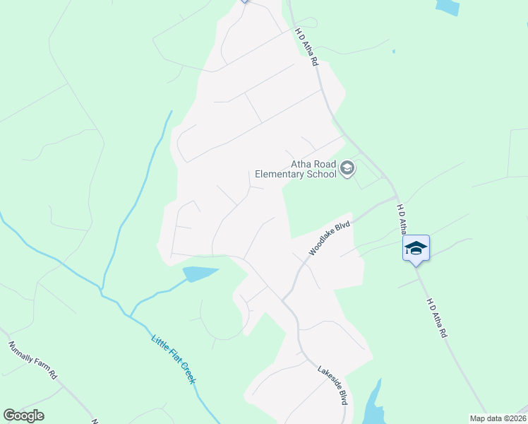 map of restaurants, bars, coffee shops, grocery stores, and more near 6025 Chestnut Trail in Monroe