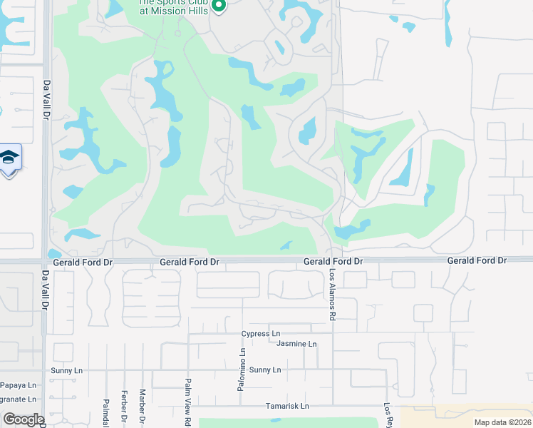 map of restaurants, bars, coffee shops, grocery stores, and more near 818 Inverness Drive in Rancho Mirage