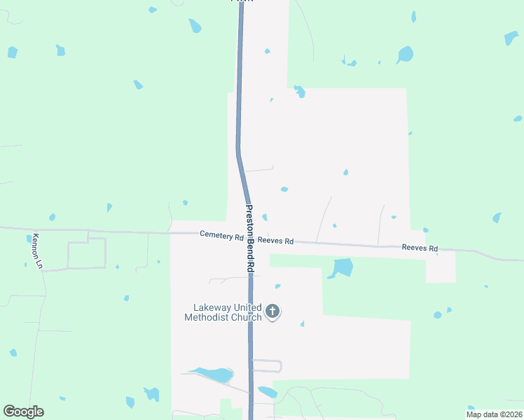 map of restaurants, bars, coffee shops, grocery stores, and more near 30015 Texas 289 in Pottsboro