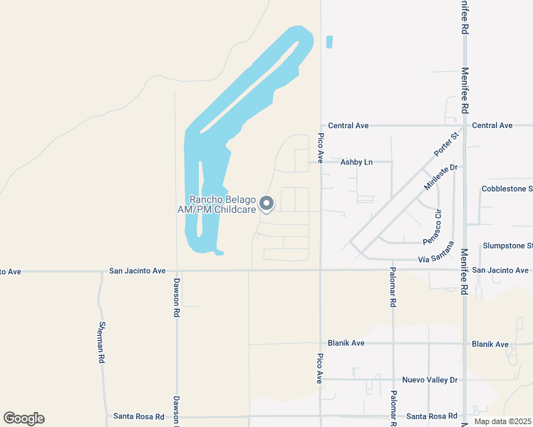 map of restaurants, bars, coffee shops, grocery stores, and more near 28267 Sweetwater Drive in Nuevo