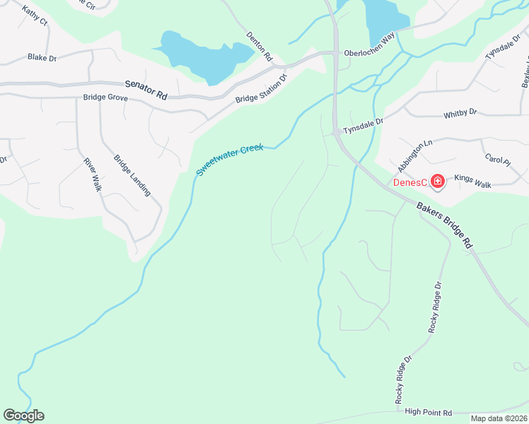 map of restaurants, bars, coffee shops, grocery stores, and more near 293 Waterbury Way in Douglasville