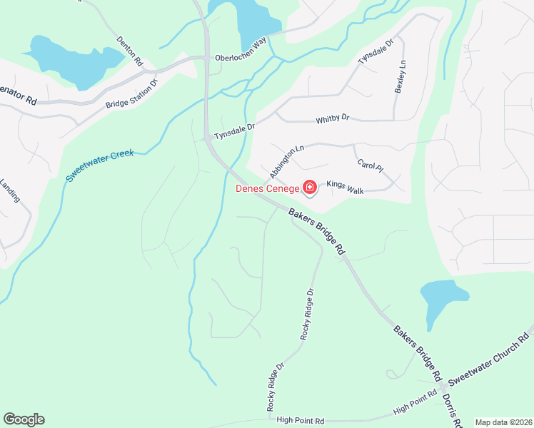 map of restaurants, bars, coffee shops, grocery stores, and more near 40 Stratford Drive in Douglasville