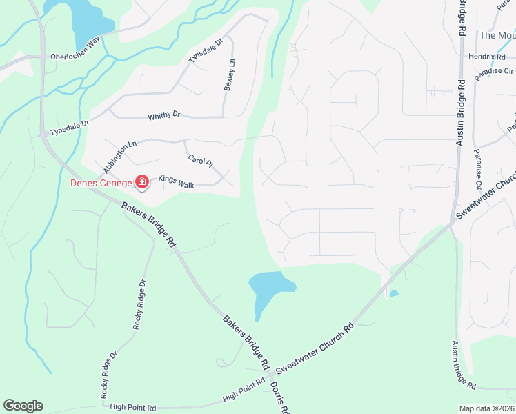 map of restaurants, bars, coffee shops, grocery stores, and more near 52 Colette Court in Douglasville