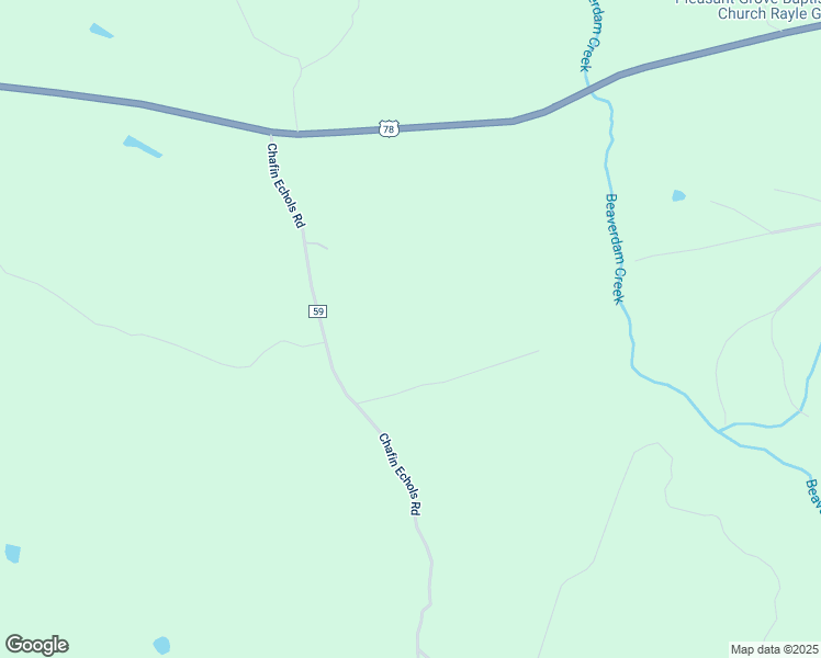 map of restaurants, bars, coffee shops, grocery stores, and more near 352 Chafin Echols Road in Rayle