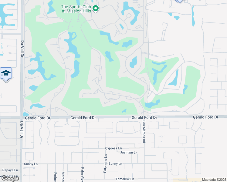 map of restaurants, bars, coffee shops, grocery stores, and more near 929 Inverness Drive in Rancho Mirage