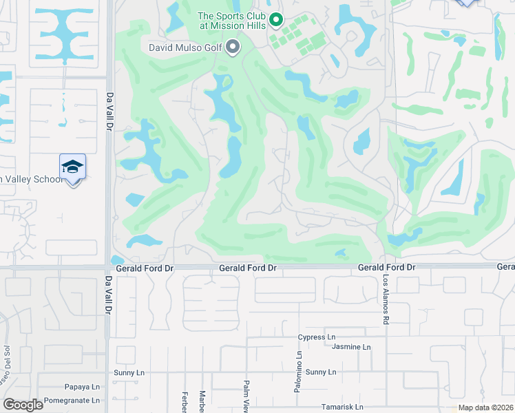 map of restaurants, bars, coffee shops, grocery stores, and more near 737 Inverness Drive in Rancho Mirage