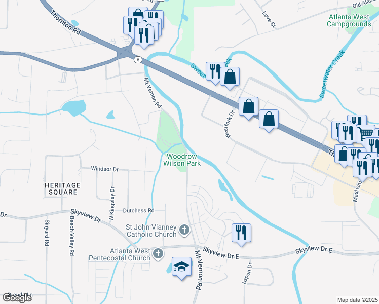 Mount Vernon Road, Lithia Springs GA Walk Score
