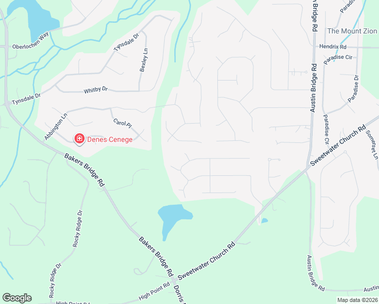 map of restaurants, bars, coffee shops, grocery stores, and more near 59 Wellington Walk in Douglasville