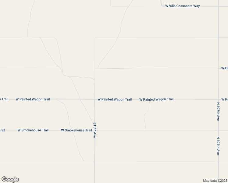 map of restaurants, bars, coffee shops, grocery stores, and more near 31398 West Painted Wagon Trail in Wittmann