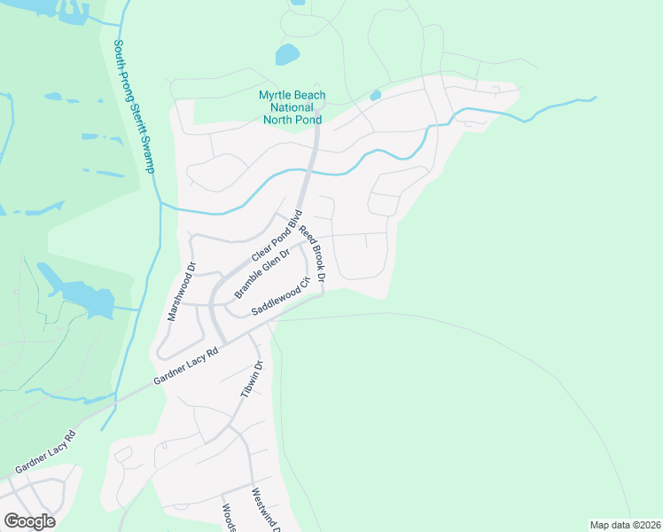 map of restaurants, bars, coffee shops, grocery stores, and more near 3628 Bramble Glen Drive in Myrtle Beach