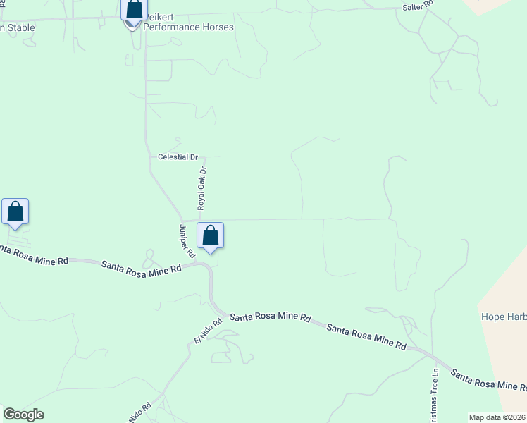 map of restaurants, bars, coffee shops, grocery stores, and more near 19448 Blue Sky Road in Perris