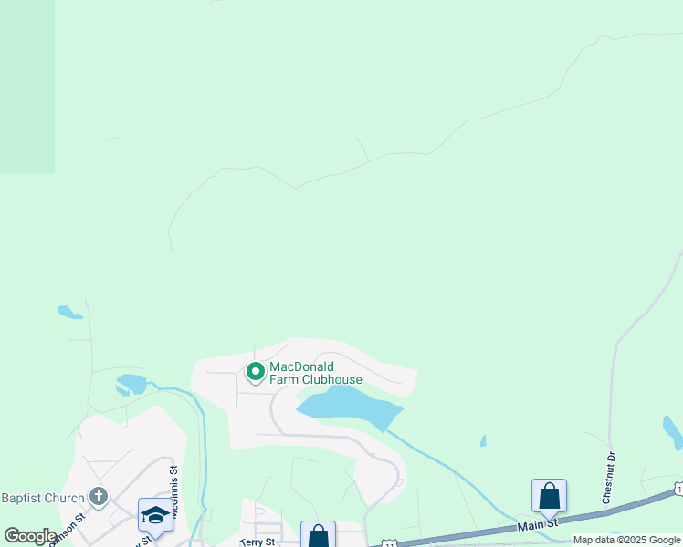 map of restaurants, bars, coffee shops, grocery stores, and more near in Springville