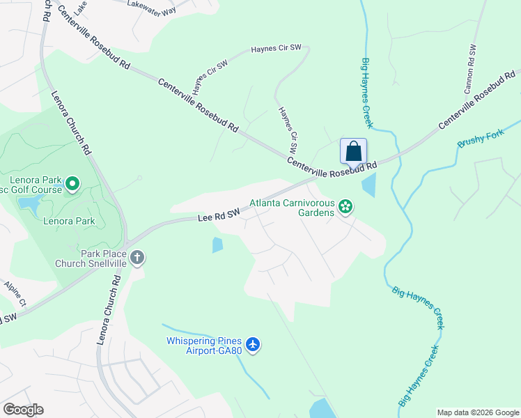 map of restaurants, bars, coffee shops, grocery stores, and more near 2937 Joseph Marion Court Southwest in Snellville