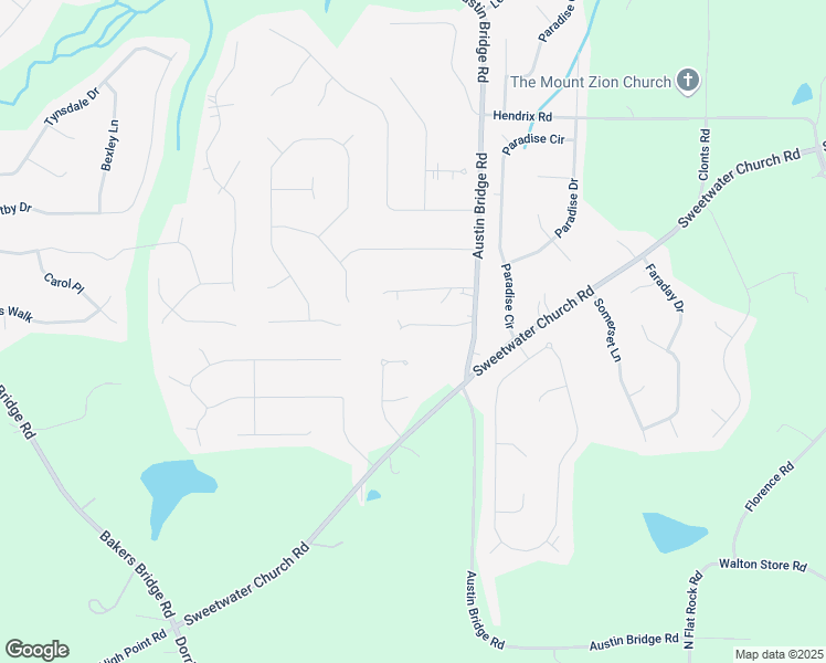 map of restaurants, bars, coffee shops, grocery stores, and more near 157 Pebble Path in Douglasville