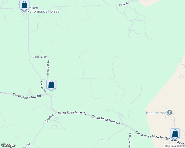 map of restaurants, bars, coffee shops, grocery stores, and more near 19448 Blue Sky Road in Perris
