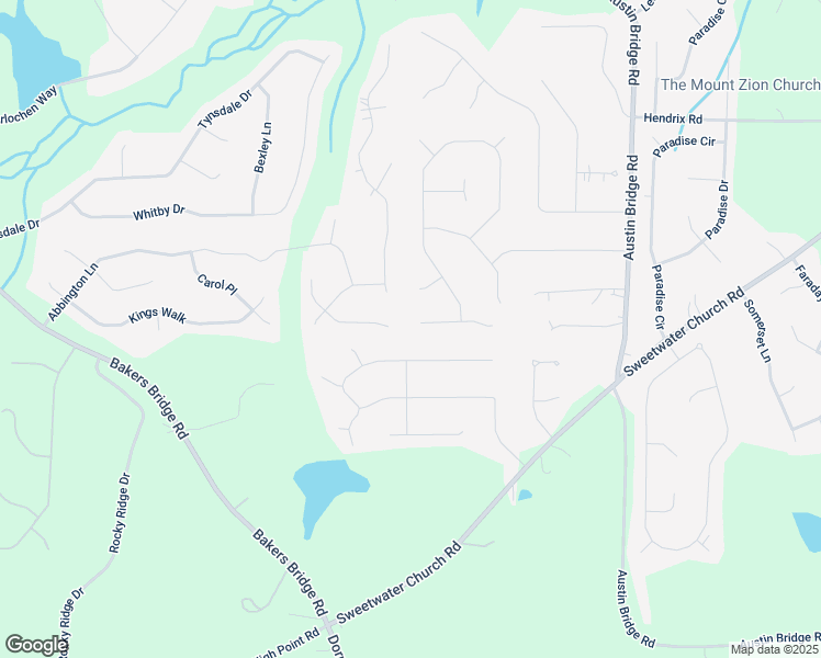 map of restaurants, bars, coffee shops, grocery stores, and more near 185 Waverly Walk in Douglasville