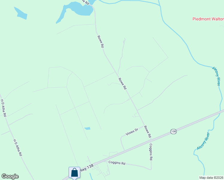 map of restaurants, bars, coffee shops, grocery stores, and more near 910 Rowe Road in Monroe