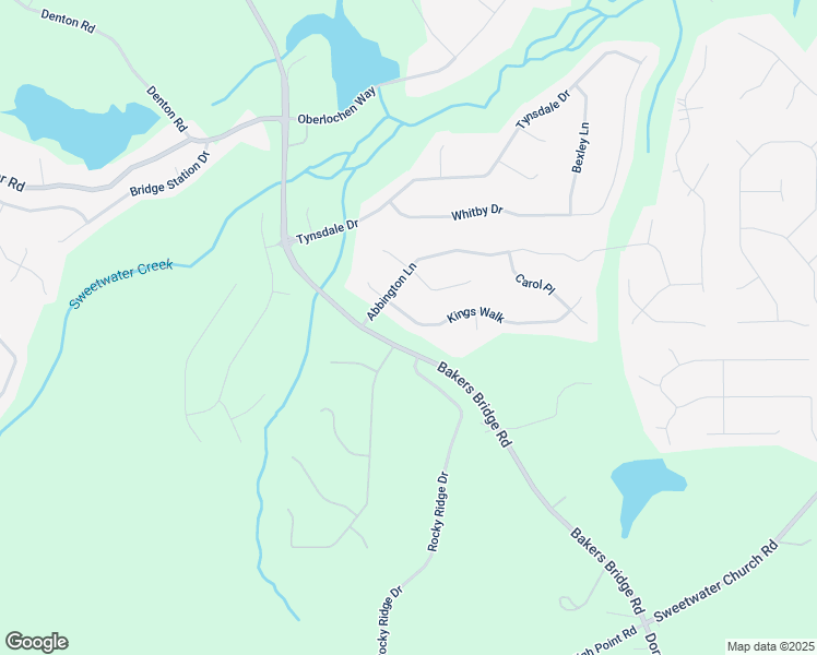 map of restaurants, bars, coffee shops, grocery stores, and more near 160 Kings Walk in Douglasville