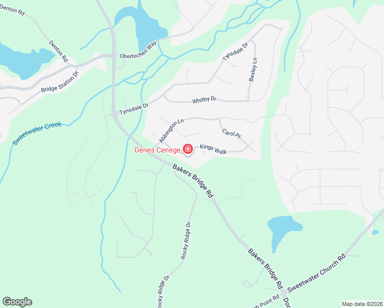 map of restaurants, bars, coffee shops, grocery stores, and more near 218 Kings Walk in Douglasville