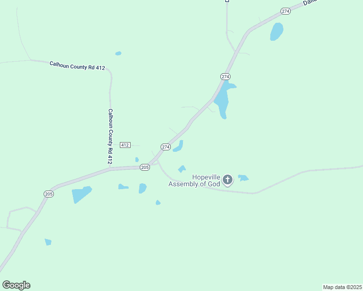 map of restaurants, bars, coffee shops, grocery stores, and more near 17500 Arkansas 274 in Bearden