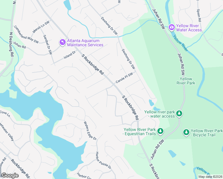 map of restaurants, bars, coffee shops, grocery stores, and more near 3354 Sheree Trail in Stone Mountain
