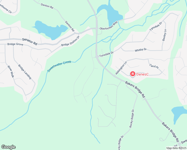 map of restaurants, bars, coffee shops, grocery stores, and more near 291 Bridgestone Lane in Douglasville