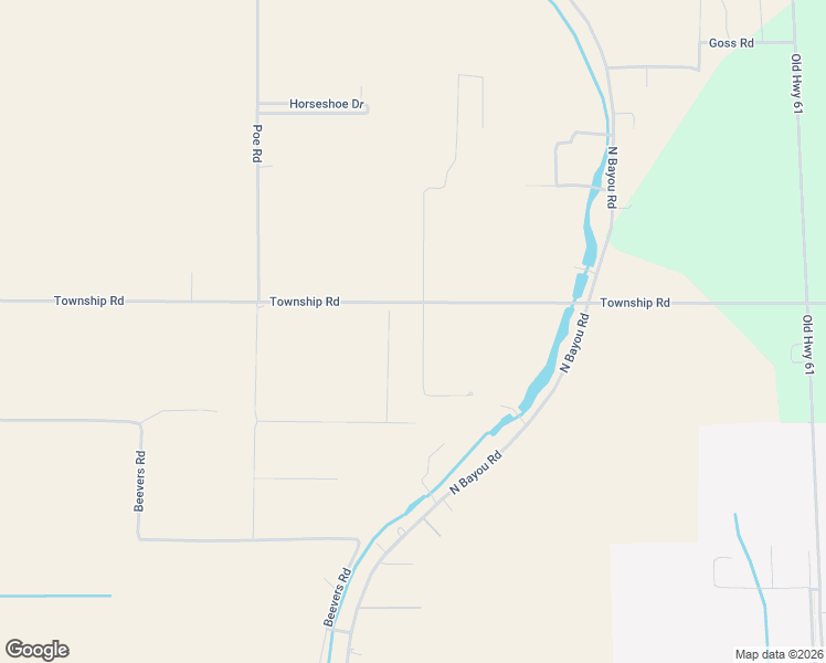 map of restaurants, bars, coffee shops, grocery stores, and more near 1365 Township Road in Merigold