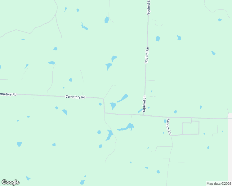 map of restaurants, bars, coffee shops, grocery stores, and more near 1385 Cemetery Road in Pottsboro
