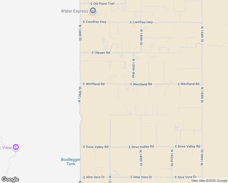 map of restaurants, bars, coffee shops, grocery stores, and more near 13606 East Westland Road in Scottsdale