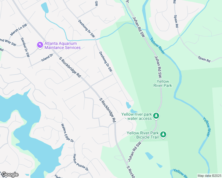 map of restaurants, bars, coffee shops, grocery stores, and more near 5006 Dekalb Way in Stone Mountain